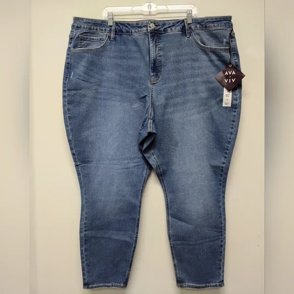 Womens Skinny Jeans Size 26 Medium Wash #341 - Picture 1 of 9